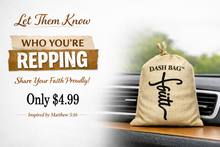 Load image into Gallery viewer, "Faith" Dash Bag air freshener (Inspirational)