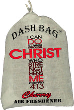 Load image into Gallery viewer, &quot;I can do all things&quot; Dash Bag air freshener (Inspirational)