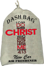 Load image into Gallery viewer, &quot;I can do all things&quot; Dash Bag air freshener (Inspirational)