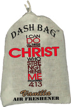 Load image into Gallery viewer, &quot;I can do all things&quot; Dash Bag air freshener (Inspirational)