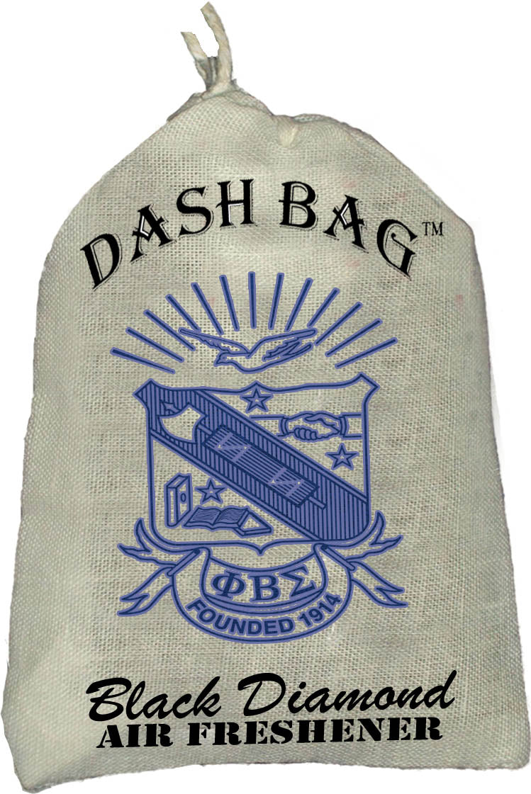 Phi Beta Sigma Shield  Dash Bag air freshener